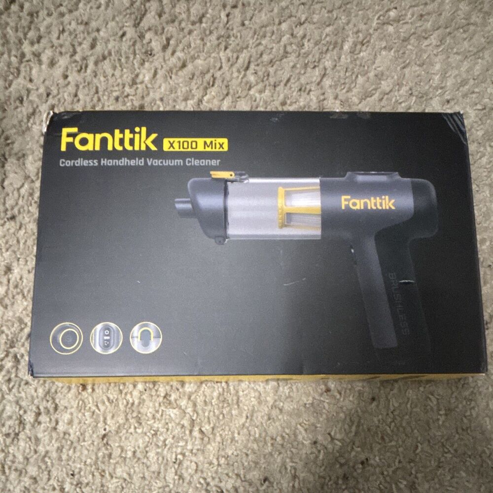 Fanttik X100 Mix Cordless Handheld Vacuum, HEPA, Bagless, Attachments